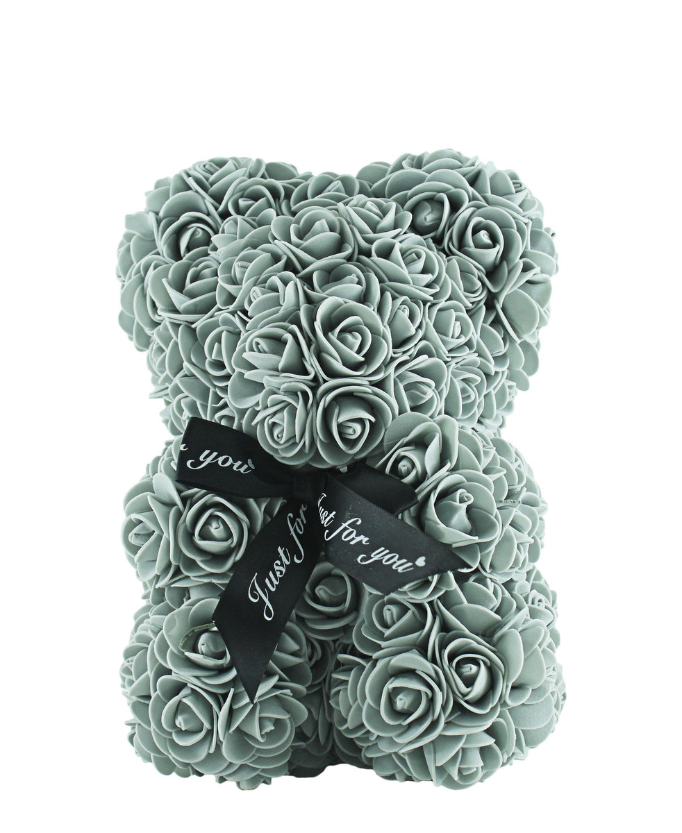 Teddy Floral Teddy Bear - Grey