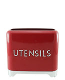 Utensils Tin - Red