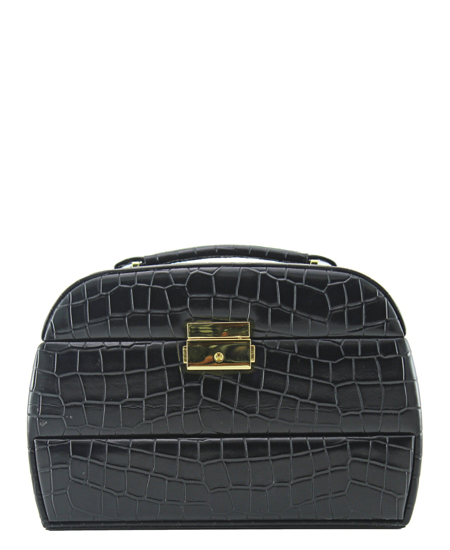 Jewellry Box - Croc Black