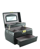 Jewellry Box - Croc Black