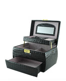 Jewellry Box - Croc Black