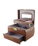 Jewelry Box 3 Levels - Croc