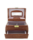 Jewelry Box 3 Levels - Croc