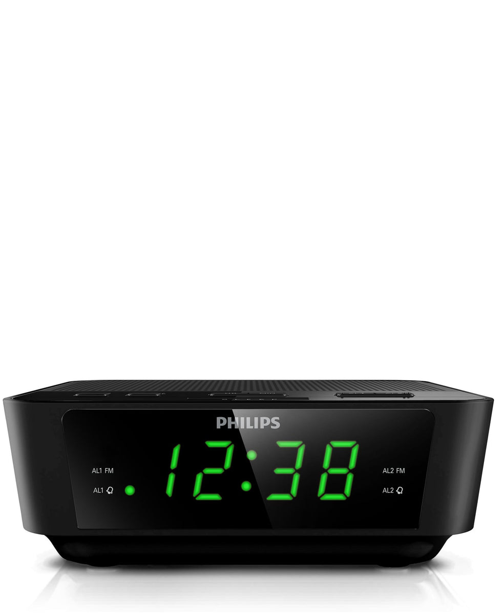 Philips Digital Tuning Clock Radio - Black