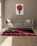 Emporium Shaggy Carpet - Red