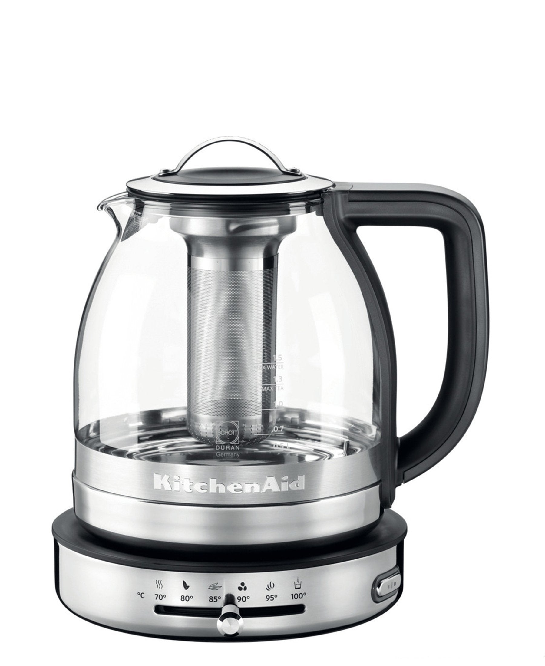 KitchenAid Glass Tea Kettle 1.5LT - Stainless Steel