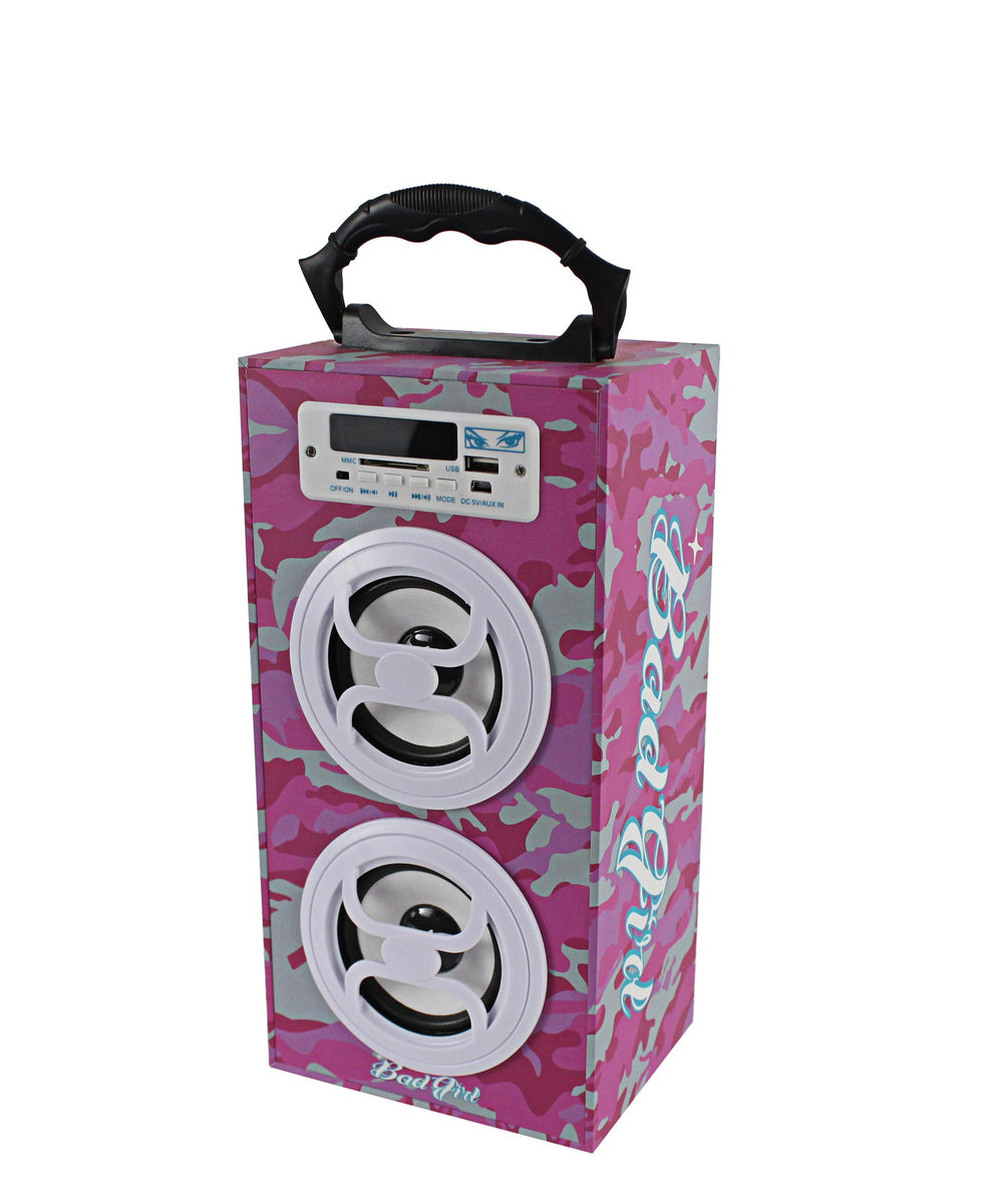 Bad Girl Kube Speaker - Pink