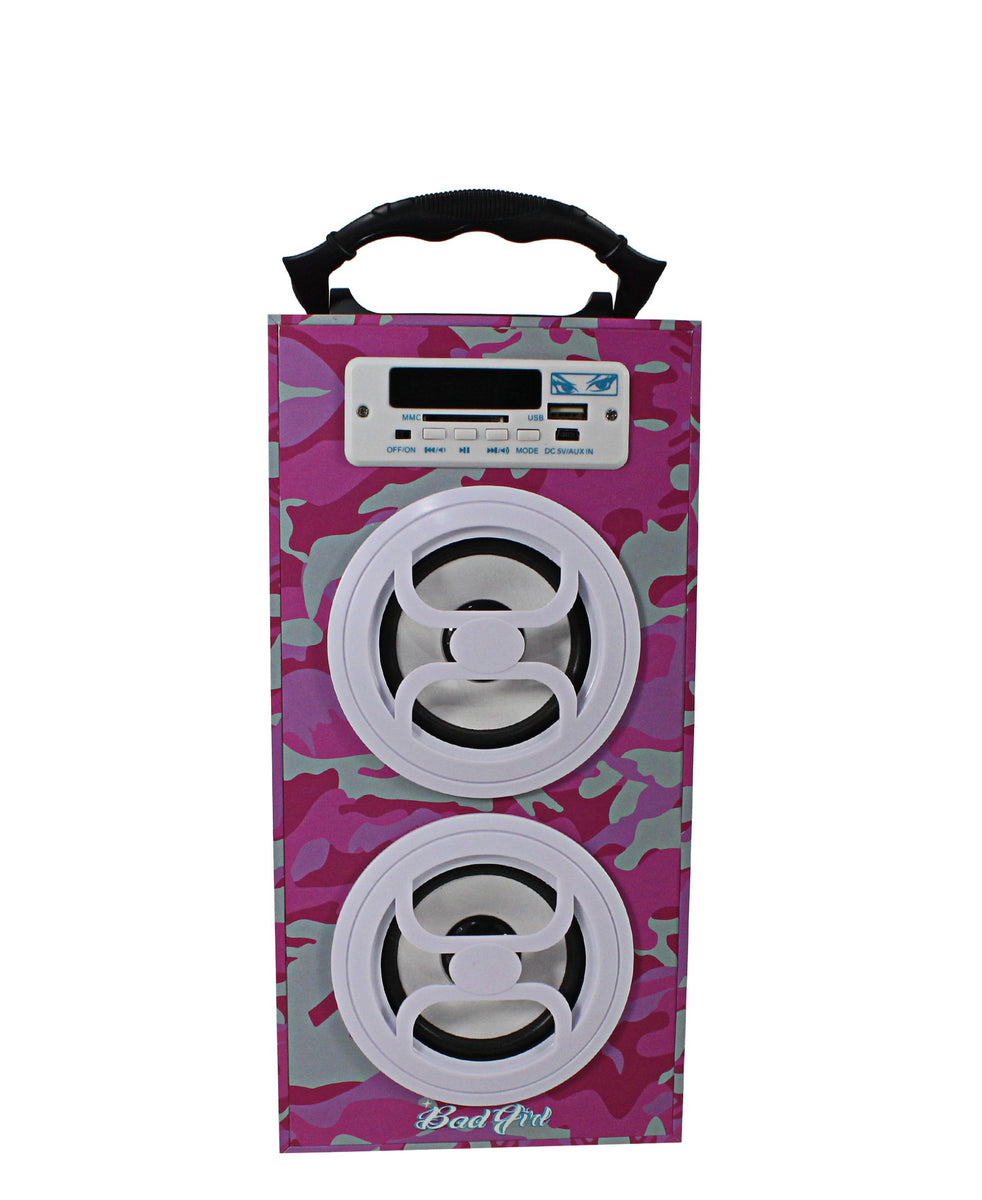 Bad Girl Kube Speaker - Pink