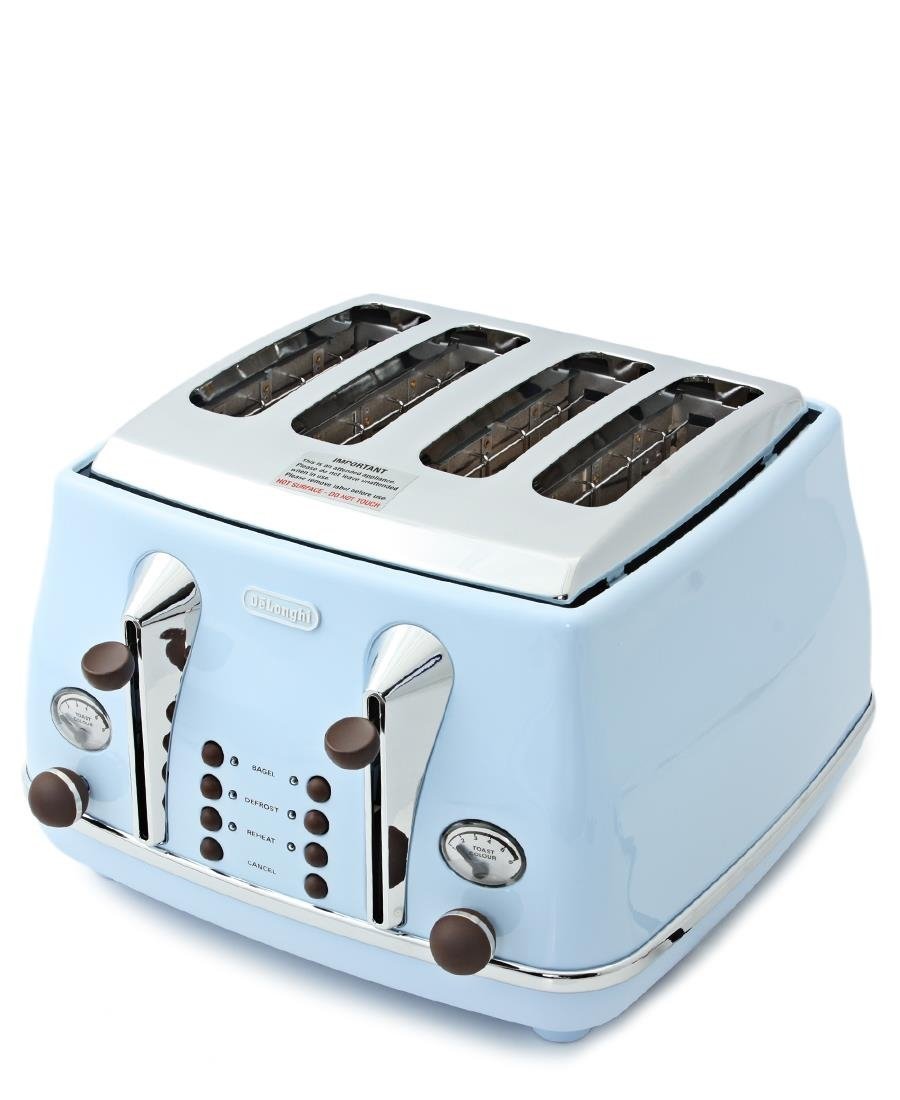 DeLonghi 4 Slice Toaster - Blue