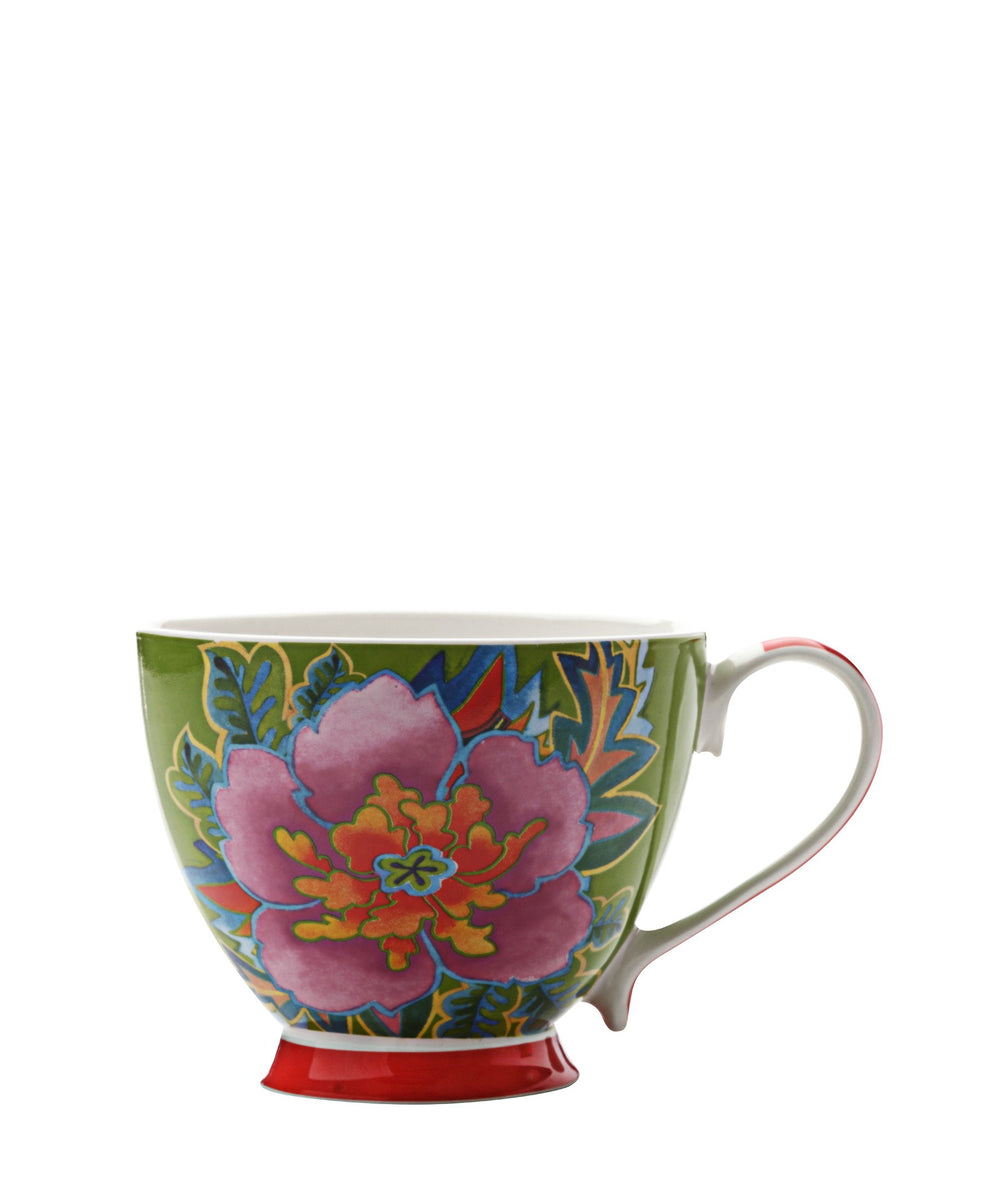 Maxwell & Williams Hibiscus Flower Mug - Green