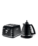 DeLonghi Brilliante Combo Kettle & Toaster Set - Black