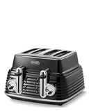 DeLonghi Scultura 4 Slice Toaster - Carbon Black on promo