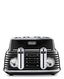 DeLonghi Scultura 4 Slice Toaster - Carbon Black on promo
