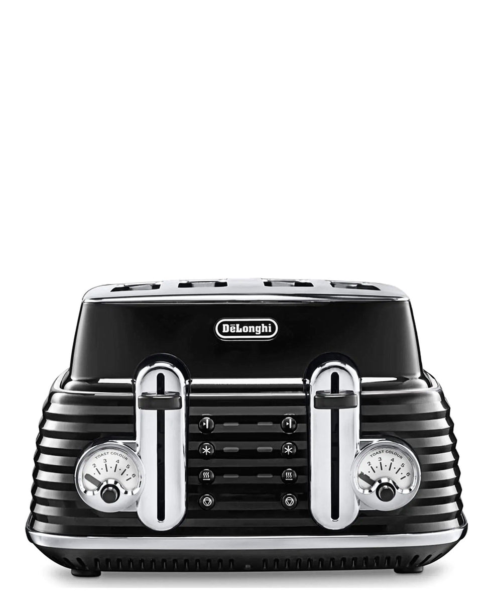 DeLonghi Scultura 4 Slice Toaster - Carbon Black on promo