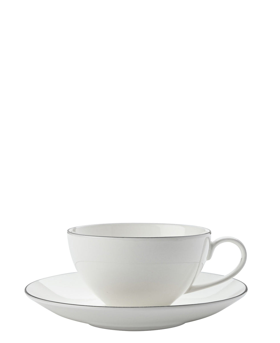 Maxwell & Williams Edge Cup & Saucer - White
