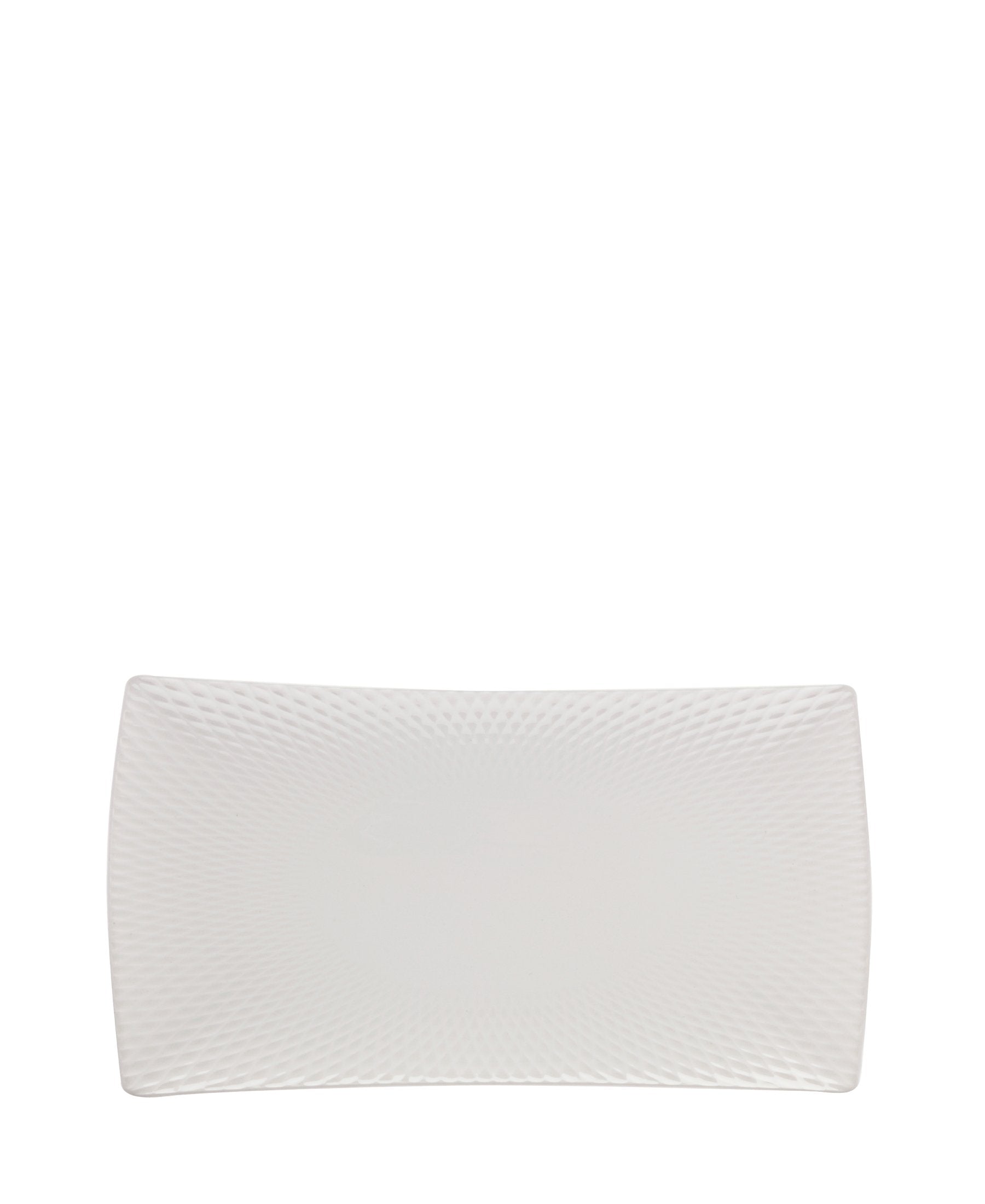 Maxwell & Williams Diamonds Rect Platter - White