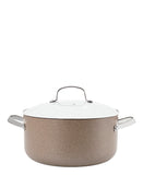 Korkmaz Browni Plus 7 Piece Cookware Set - Brown