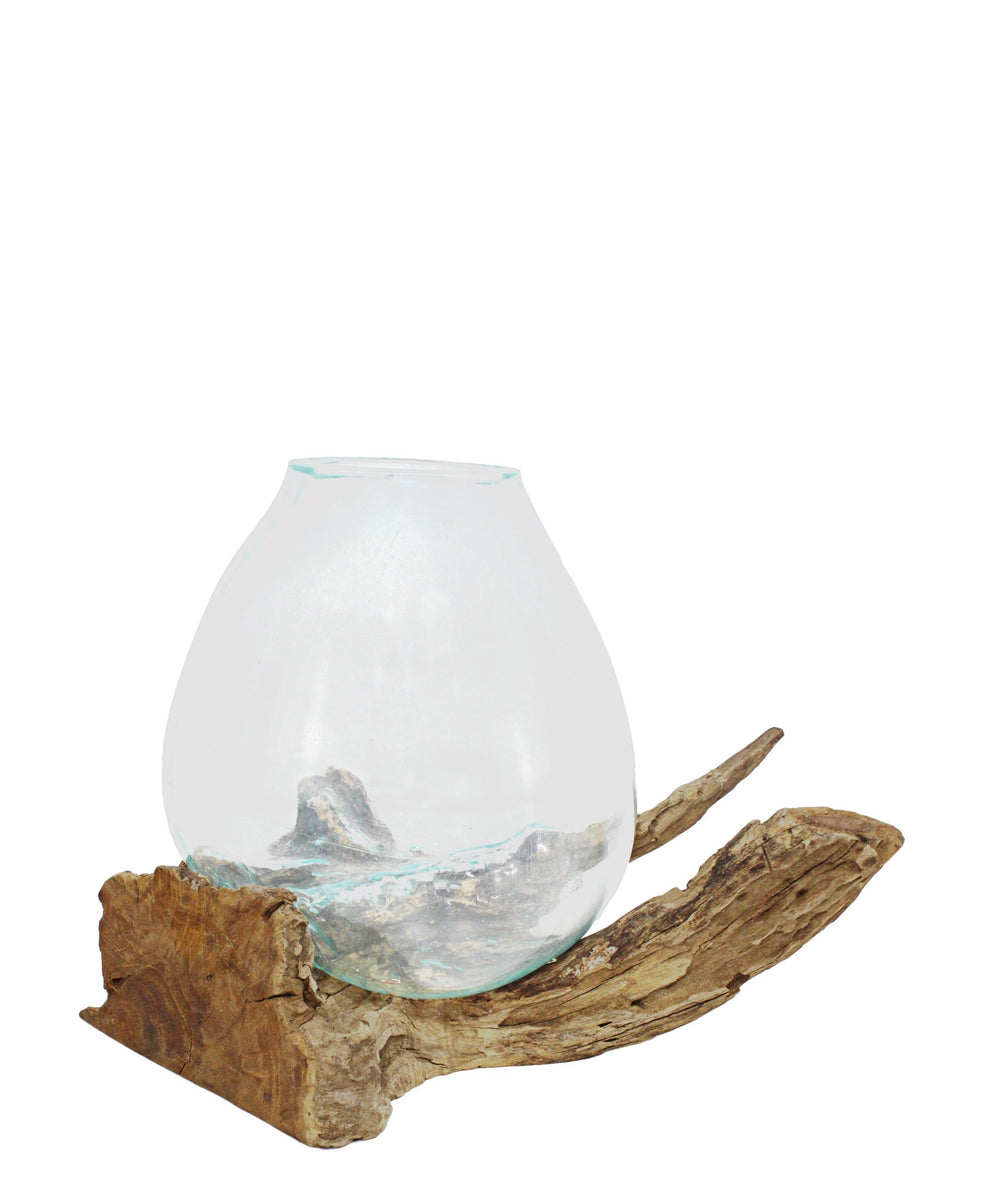 Fish Bowl Teak - 25CM