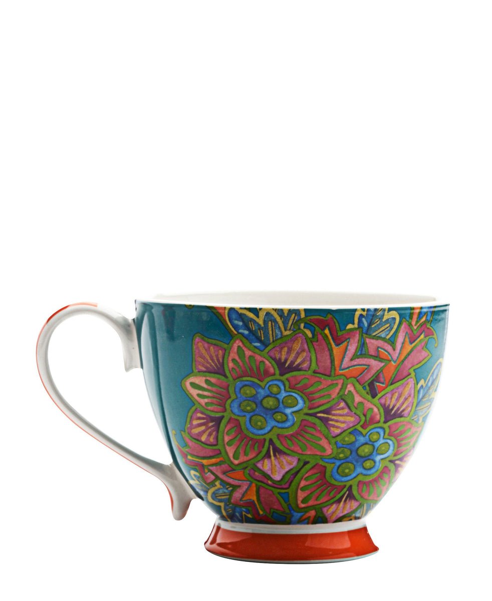 Maxwell & Williams Hanoi Lilly Flower Mug - Blue