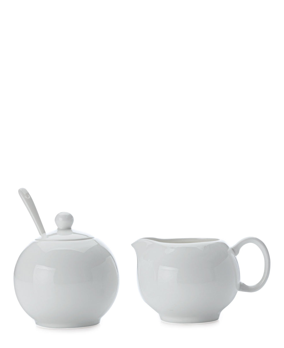 Maxwell & Williams White Basics Milk Jug With Sugar Bowl - White
