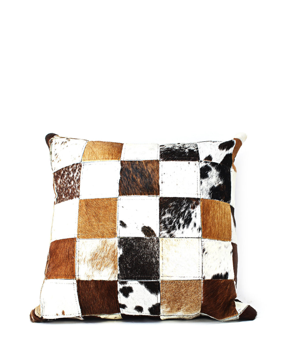 Nguni Hide Scatter Cushion - Brown