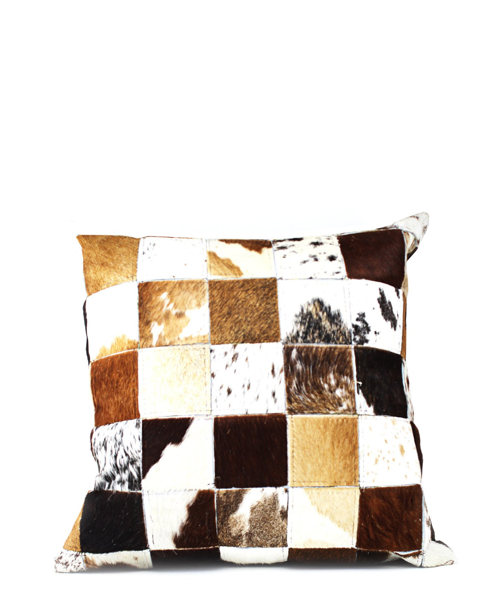 Nguni Hide Scatter Cushion - Brown