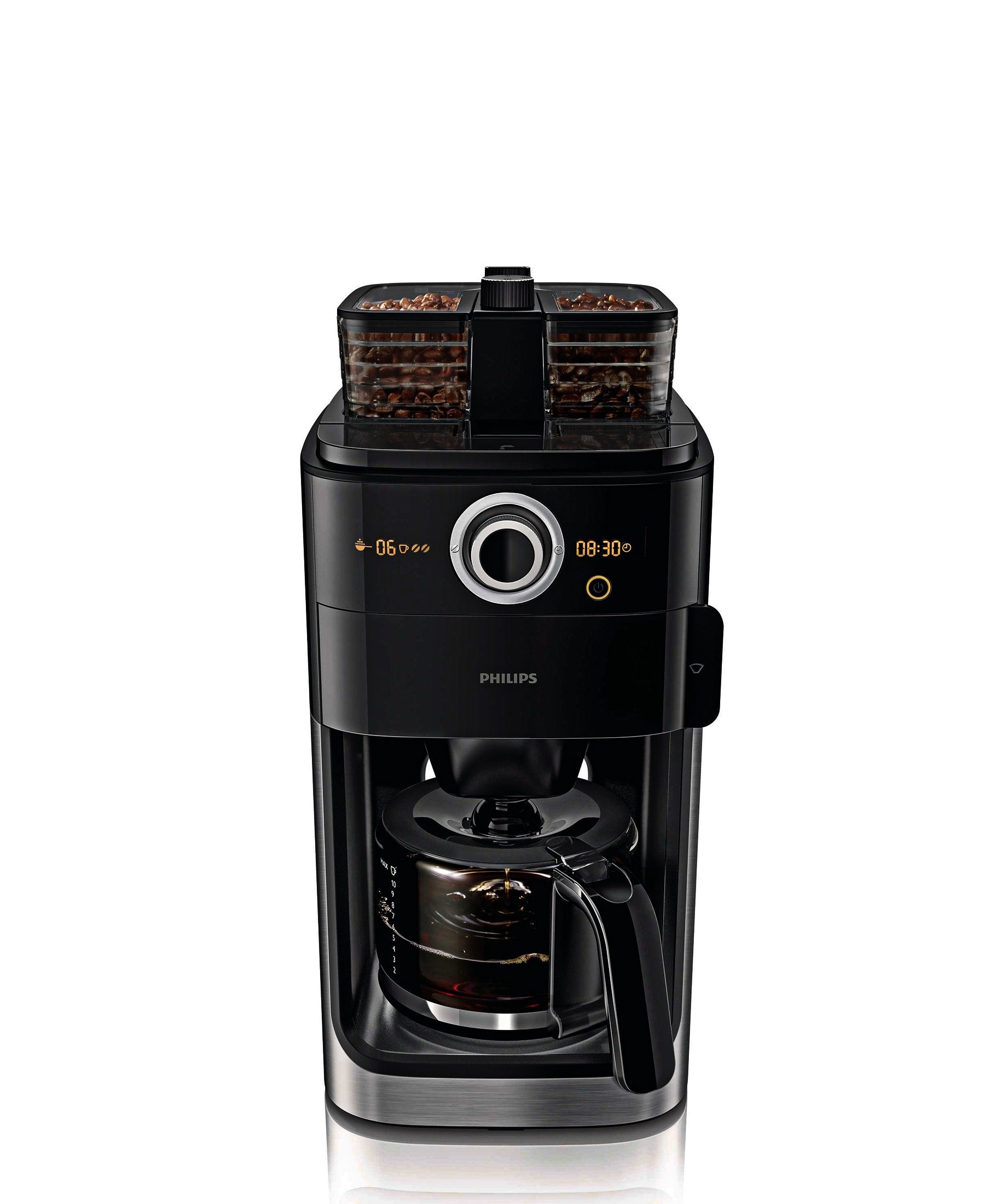Philips Grind & Brew Coffee Machine - Black