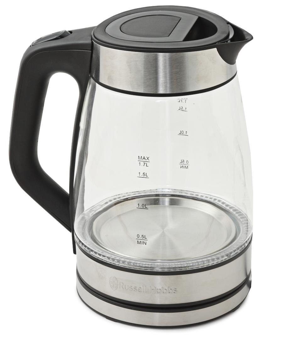 Russell Hobbs 1.7L Cordless Glass Kettle - Clear