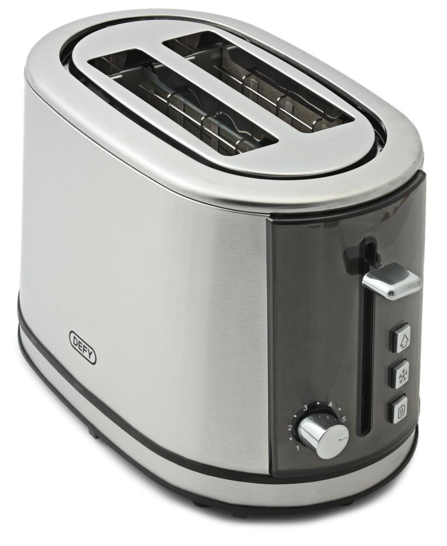Defy 2 Slice Toaster Inox - Silver