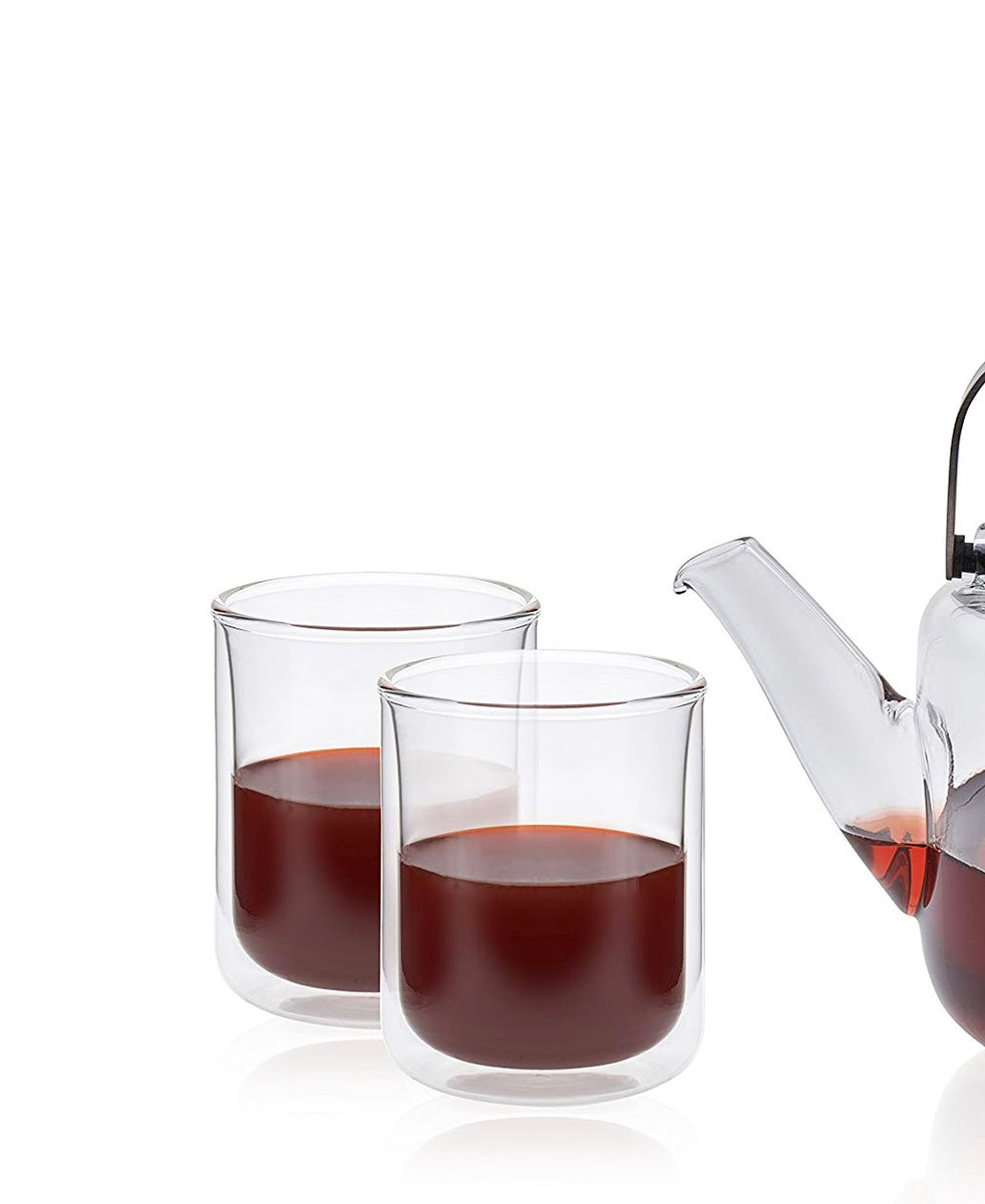 Viva Scandinavian Double Wall Espresso Mug 2 Piece - Clear