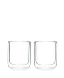 Viva Scandinavian Double Wall Espresso Mug 2 Piece - Clear
