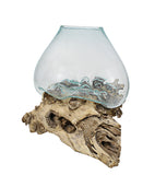 Fish Bowl Teak - 35CM