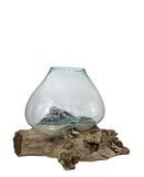 Fish Bowl Teak - 35CM