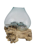 Fish Bowl Teak - 35CM