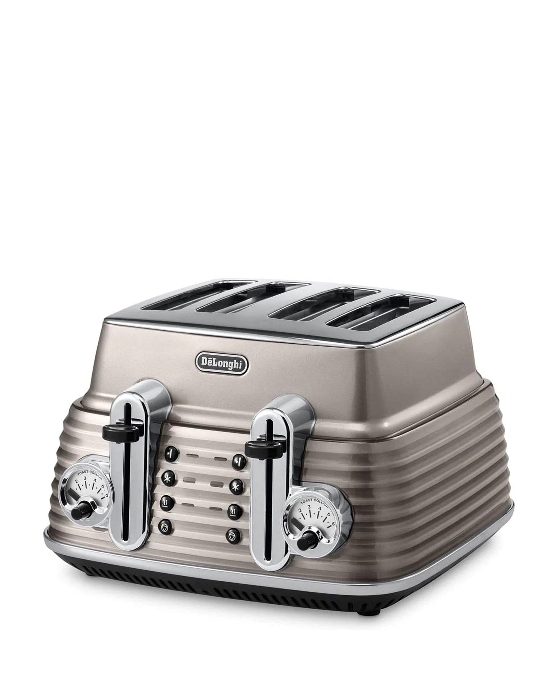 DeLonghi Scultura 4 Slice Toaster - Metallic on promo