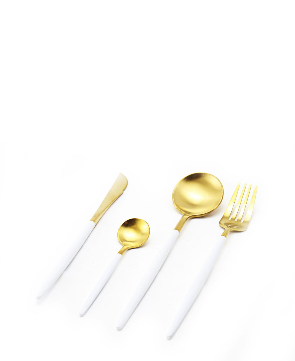 Nicolson Russell Titanium Plated 16 Piece Set - Gold