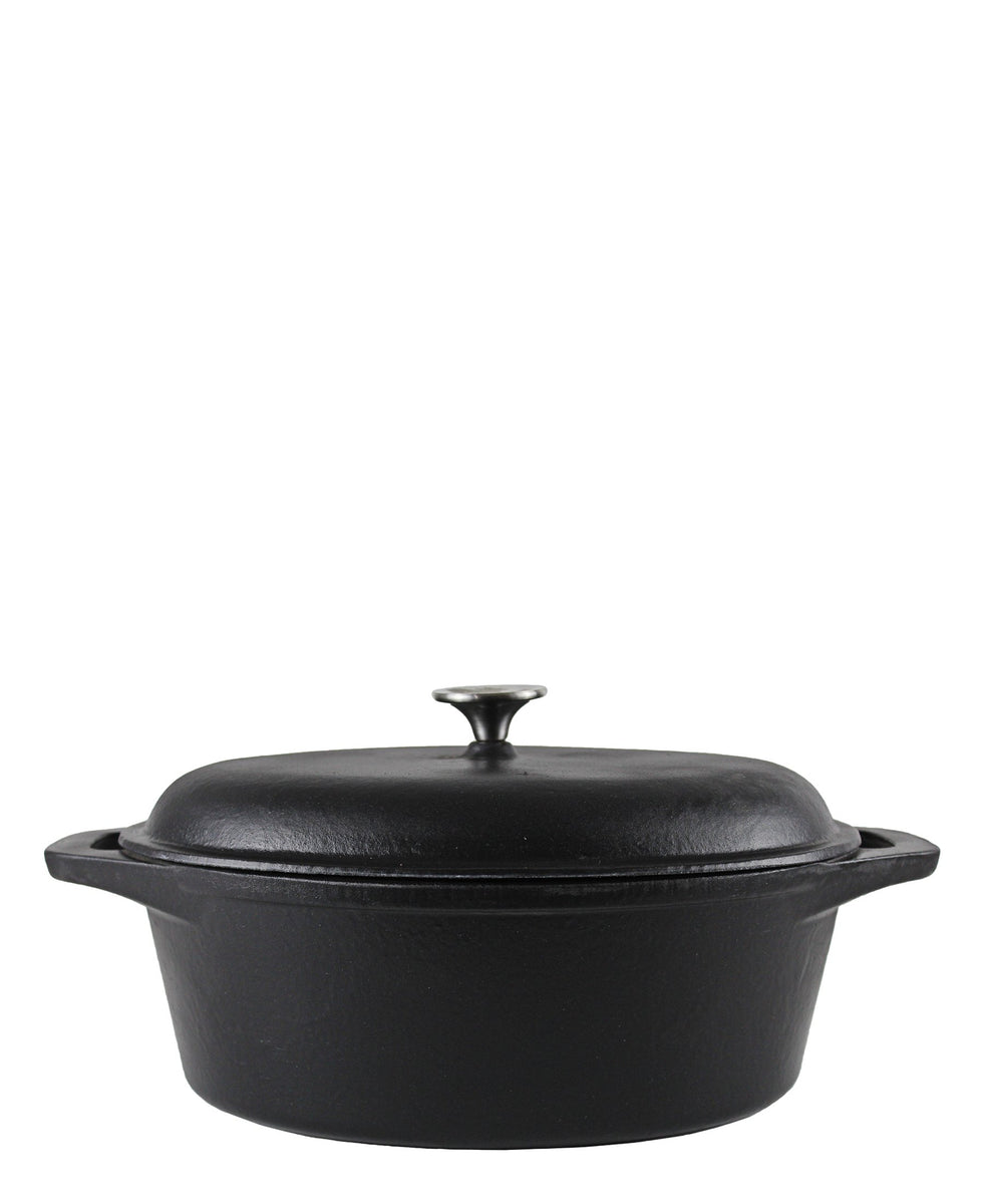 Eetrite Oval Casserole 32CM - Matt Black