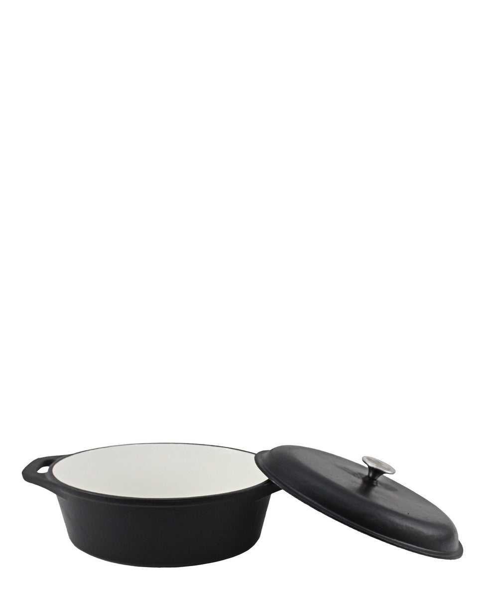 Eetrite Oval Casserole 32CM - Matt Black