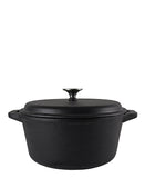 Eetrite Round Casserole 26CM - Matt Black