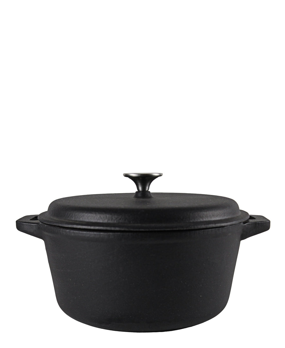 Eetrite Round Casserole 26CM - Matt Black