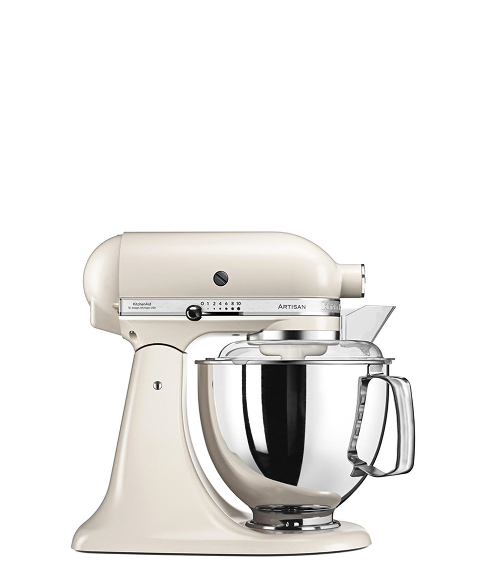 KitchenAid 4.8LT Stand Mixer + Free Stove Top Kettle - Cafe Latte