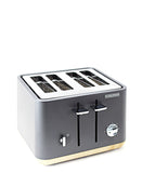Morphy Richards Scandi Aspect 4 Slice Toaster - Black