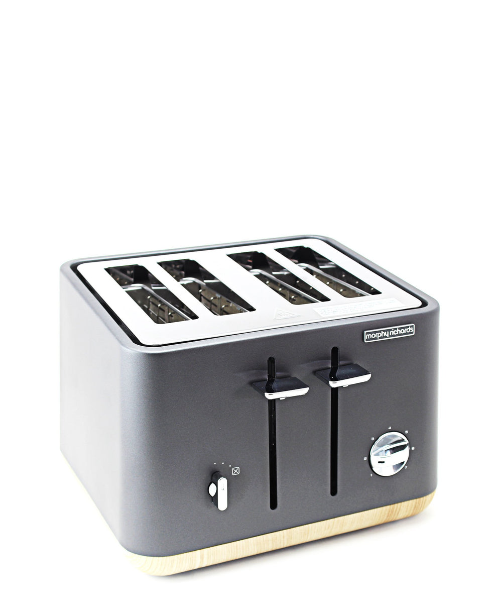 Morphy Richards Scandi Aspect 4 Slice Toaster - Black