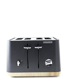 Morphy Richards Scandi Aspect 4 Slice Toaster - Black