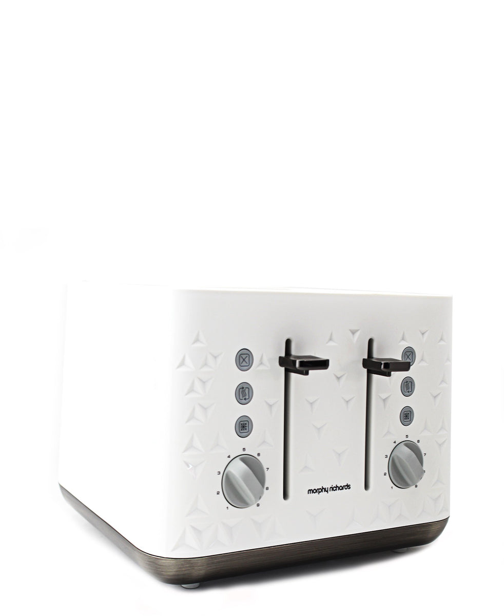 Morphy Richards Prism 4 Slice Toaster - White