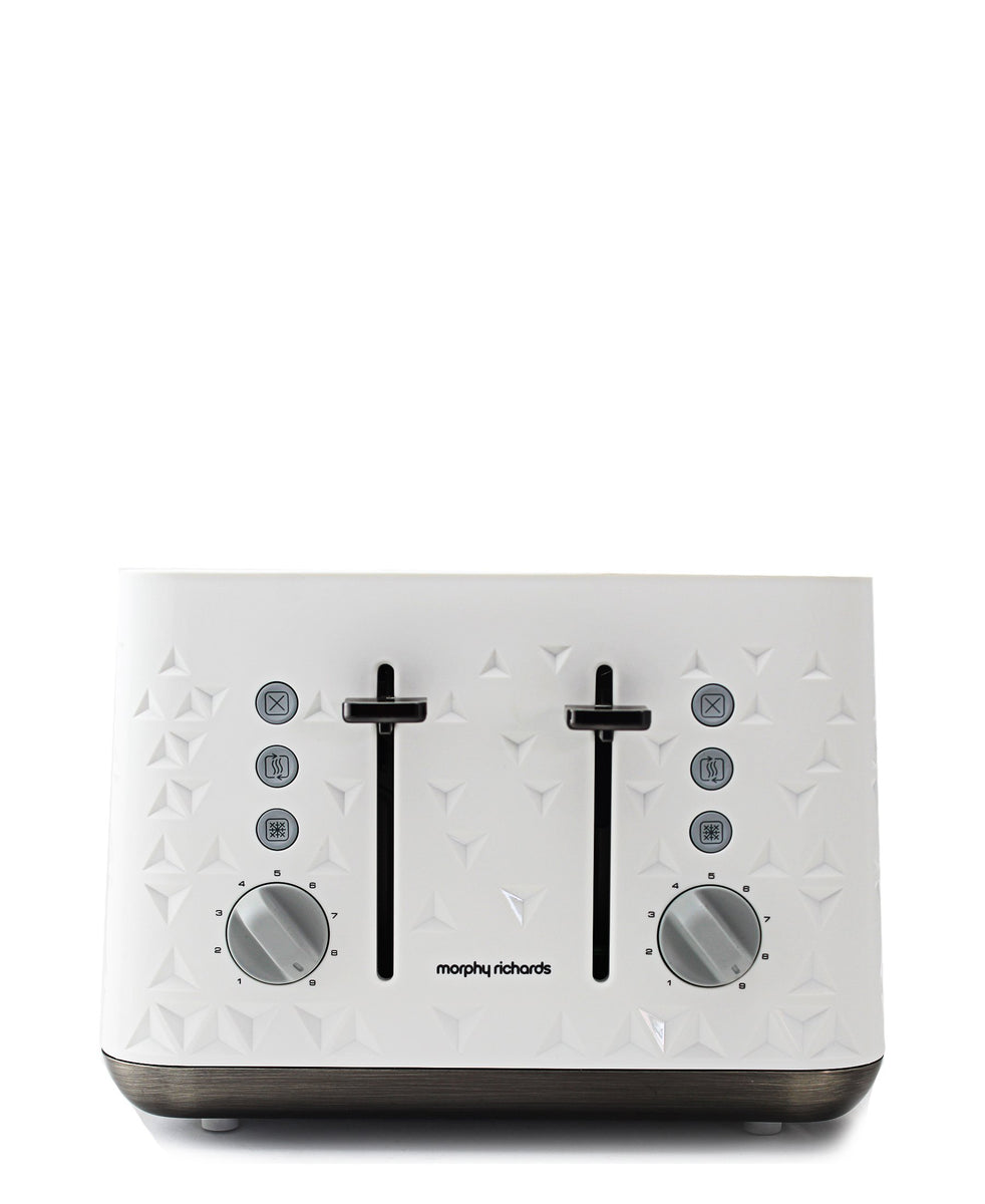 Morphy Richards Prism 4 Slice Toaster - White