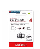 SanDisk 16GB Ultra Dual Drive - Black