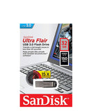 SanDisk 32GB Ultra Flair Flash Drive - Silver