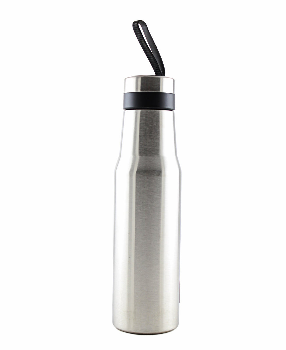 Water Bottle With String - Stainless Steel