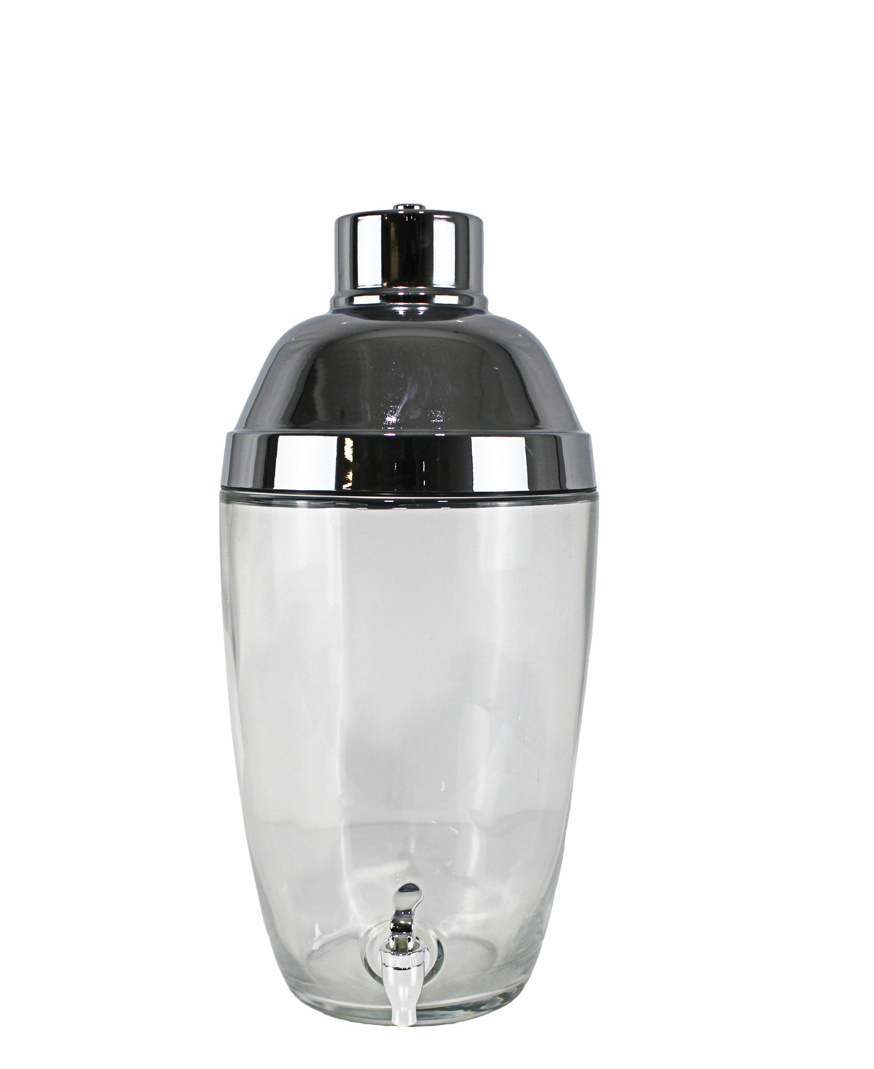 Beverage Dispenser Cocktail Shaker - Silver